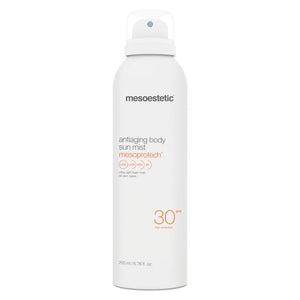 Spray device mesoestetic Mesoprotech Antiaging Body Sun Mist SPF 30