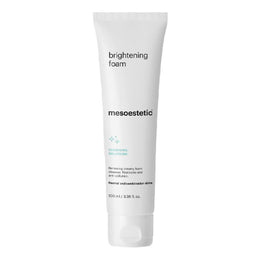 A tube of mesoestetic Facial Gel Cleanser (now Brightening Foam)