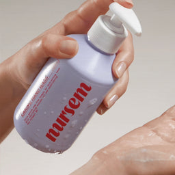 Nursem Caring Hand Wash being applied to a hand
