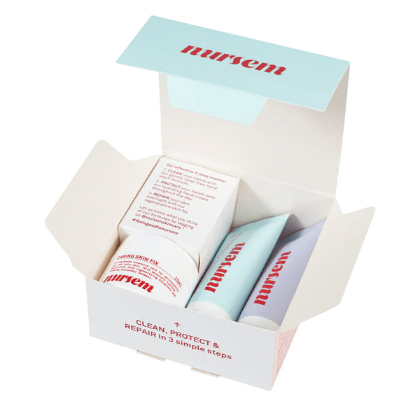 Nursem Hand Care Minis Set in the packaging 