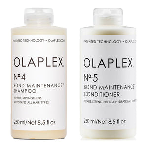 Olaplex No.4 Bond Maintenance Shampoo & Olaplex No.5 Bond Maintenance Conditioner Duo bottles