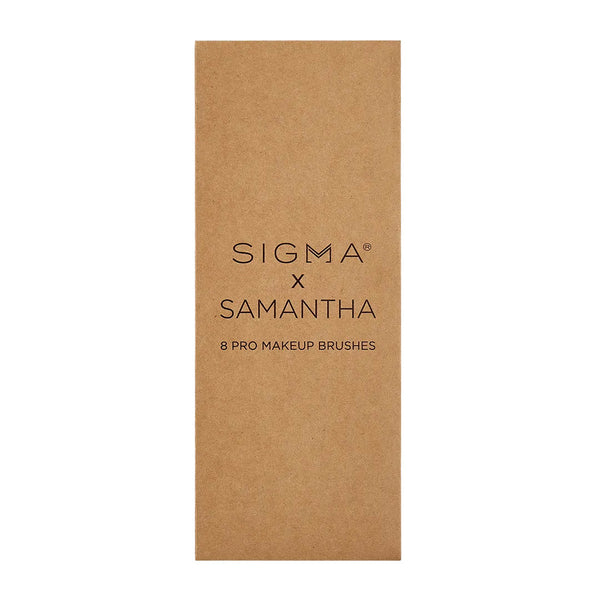Sigma X Samantha Ravndahl Brush Set packaging