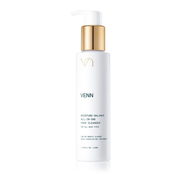 White VENN Skincare Moisture-Balance All-In-One Face Cleanser bottle