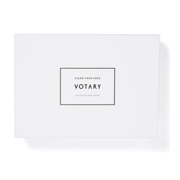 VOTARY Pack of 5 Cotton Face Cloths