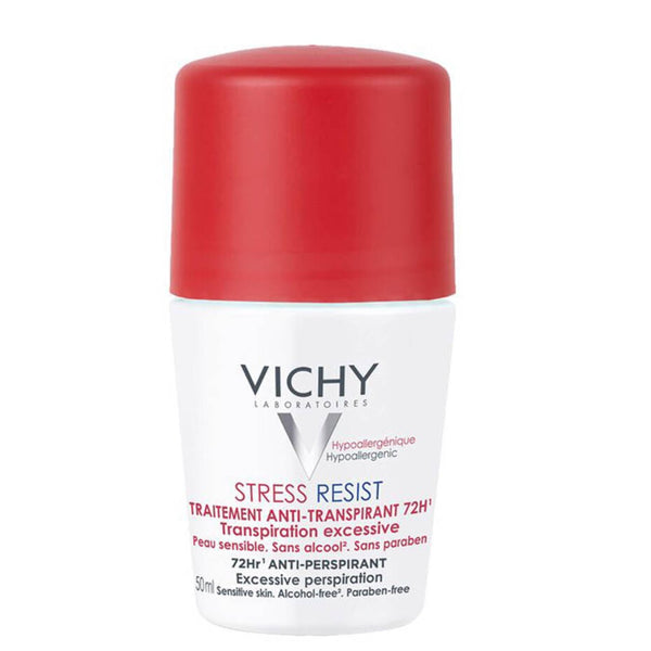 Vichy 72Hr Stress Resist Roll-On Anti-Perspirant For Sensitive Skin 50ml