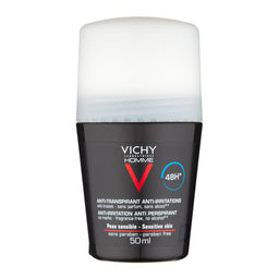 Vichy Homme 48Hr Deodorant Roll-On For Sensitive Skin 50ml