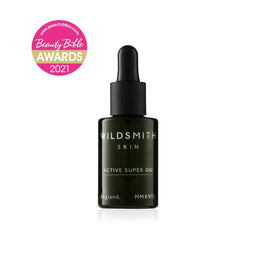 Wildsmith Skin Active Super Oil 30ml with Beauty Bible Awards 2021 logo