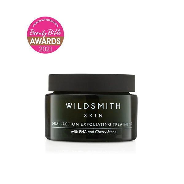 Wildsmith Skin Dual Action Exfoliating Treatment 50ml with Beauty Bible Awards 2021 logo