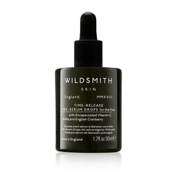 Dark green Wildsmith Skin Time-Release Pre-Serum Drops 50ml bottle 