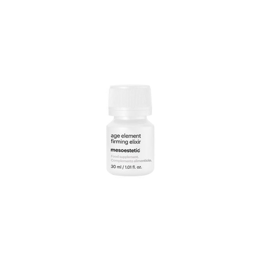 A vial of mesoestetic Age Element Firming Elixir
