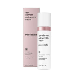 The container of mesoestetic Age Element Anti-wrinkle Cream and its packaging