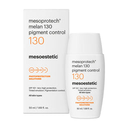 mesoestetic Mesoprotech Melan 130 Pigment Control tube and packing