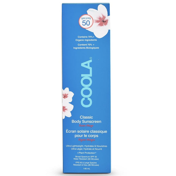 COOLA Body Lotion SPF50 Guava Mango 148ml packaging