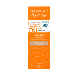 Avène SPF 50+ Tinted Fluid packaging