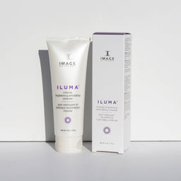 Image Skincare Iluma Brightening Exfoliating Cleanser tube and packaging 
