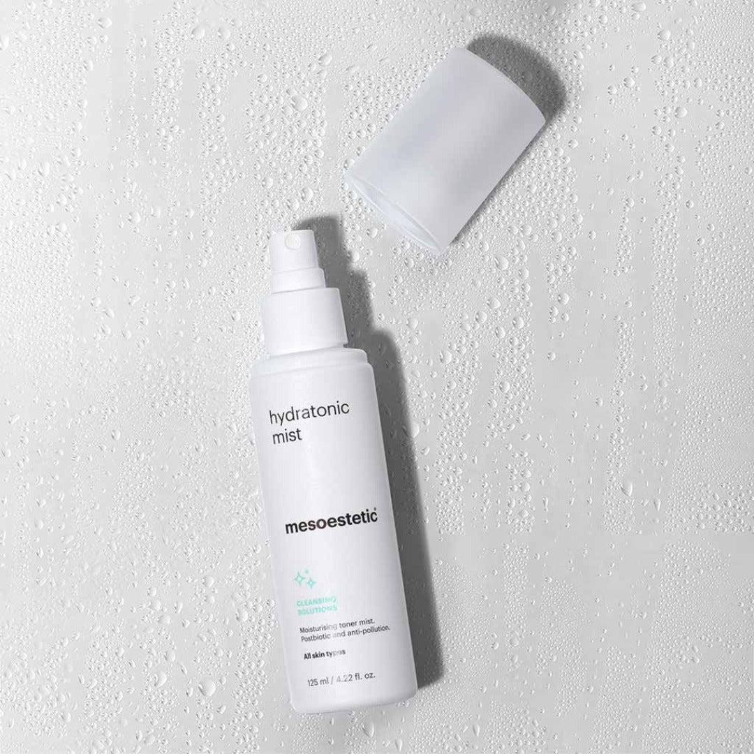mesoestetic Hydratonic Mist with an open lid