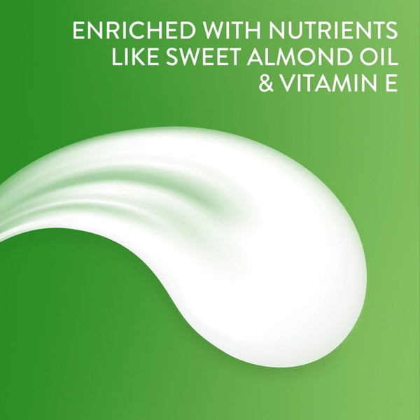 Information: enriched with nutrients like sweet almond oil ad vitamin E