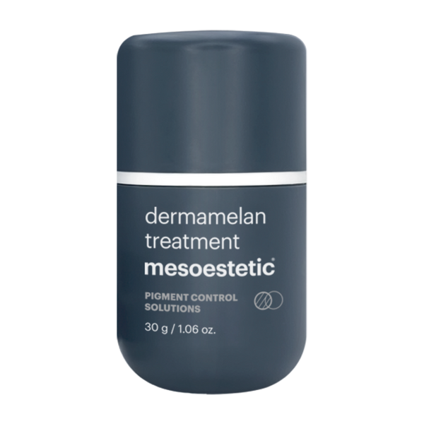 A tub of mesoestetic Dermamelan Treatment Cream