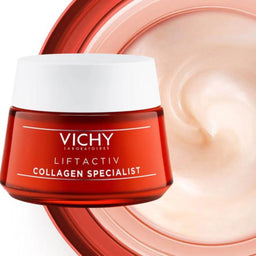 Vichy Liftactiv Collagen Specialist Peptide & Vitamin C Firming Moisturiser 50ml without lid