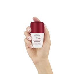 Vichy Clinical Control 96Hr Protection Anti-Perspirant Roll On Deodorant 50ml in hand